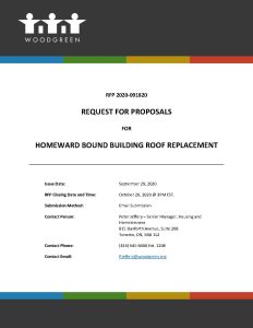Request for Proposal Template - RFP Cover Page, Example 3