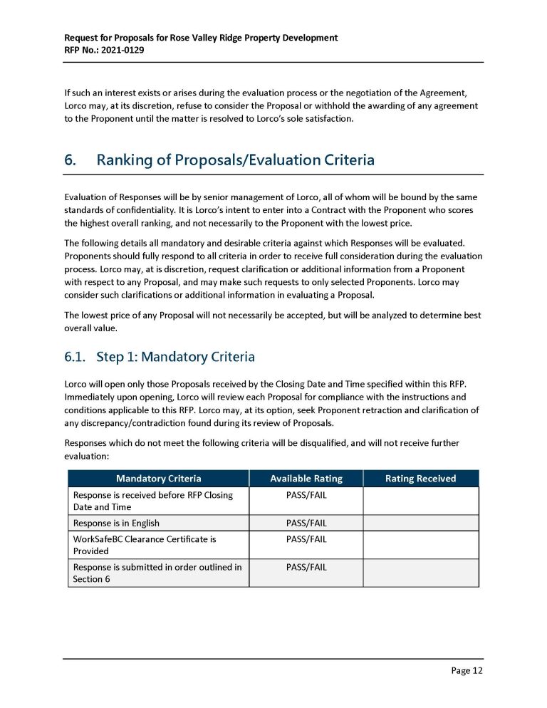 Request for Proposal Template - The Complete Guide